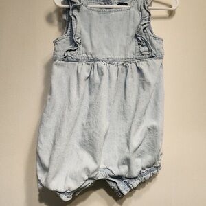 GAP Light Blue Kids Denim Romper